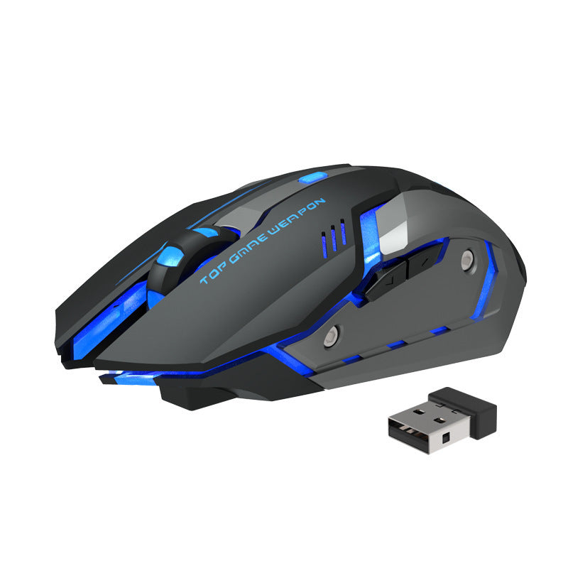 Wireless Charging Silent Gaming Mouse Machinery Salem's Closet Shop